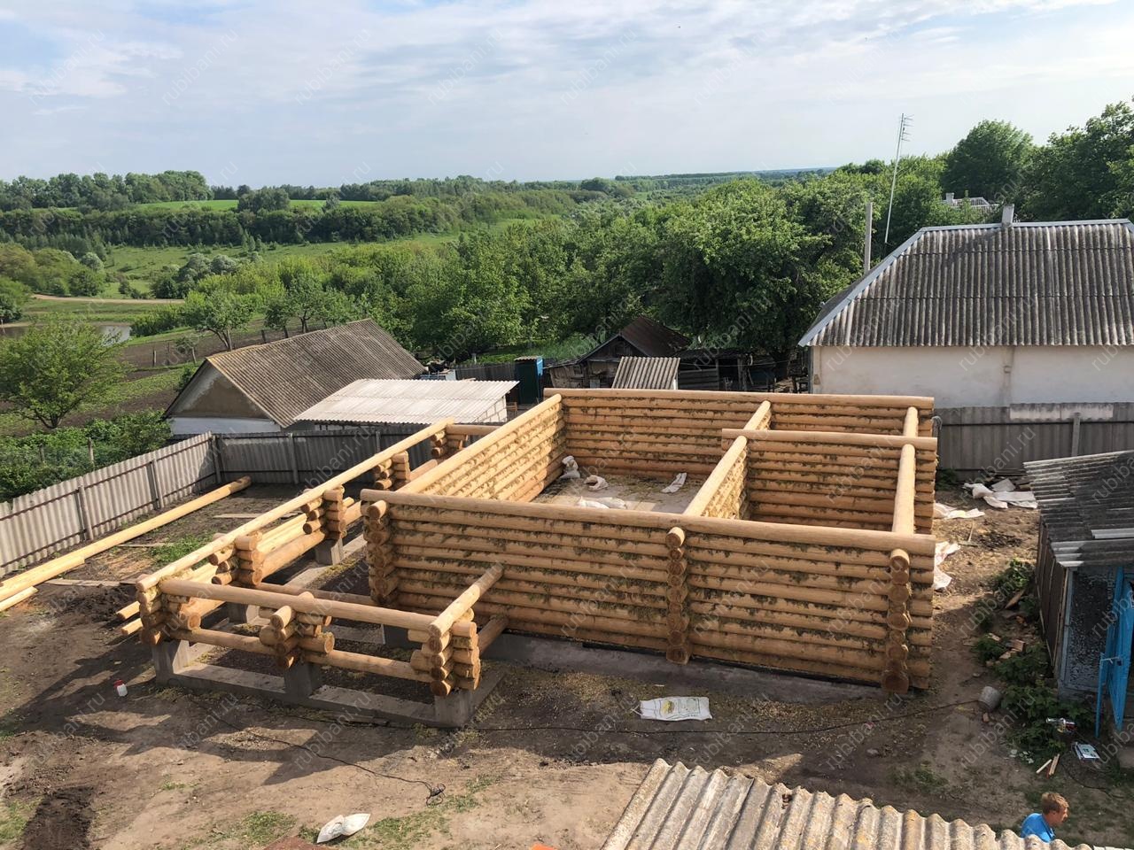 Дом-баня 8 на 8 сруб в чашу — фото 10 Дом-баня 8 на 8 сруб в чашу — фото 10