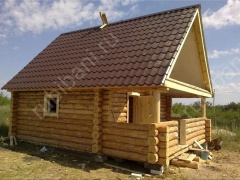 Баня 4 на 5 с туалетом 20 м²