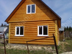 Дом 5×5 м в лапу, 25 м²