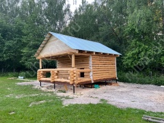Баня 5 на 5 с беседкой 35 м²