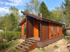 Баня из бруса 6×6 (Б-153), 36 м²
