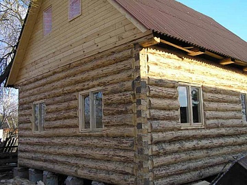Дом 6×6 м в лапу, 36 м²
