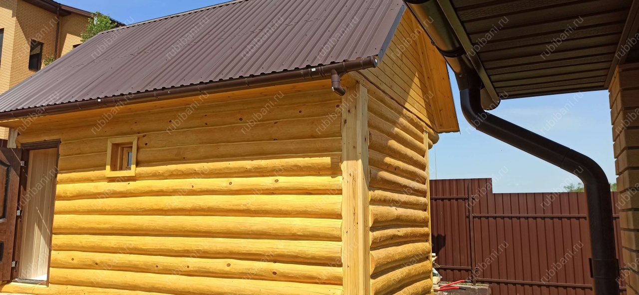 Баня в лапу 3 на 6 — фото 2 Баня в лапу 3 на 6 — фото 2