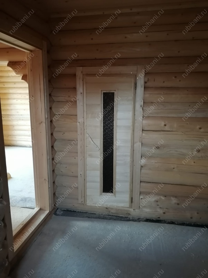 Баня из оцилиндрованного бревна под ключ — фото 7 Баня из оцилиндрованного бревна под ключ — фото 7