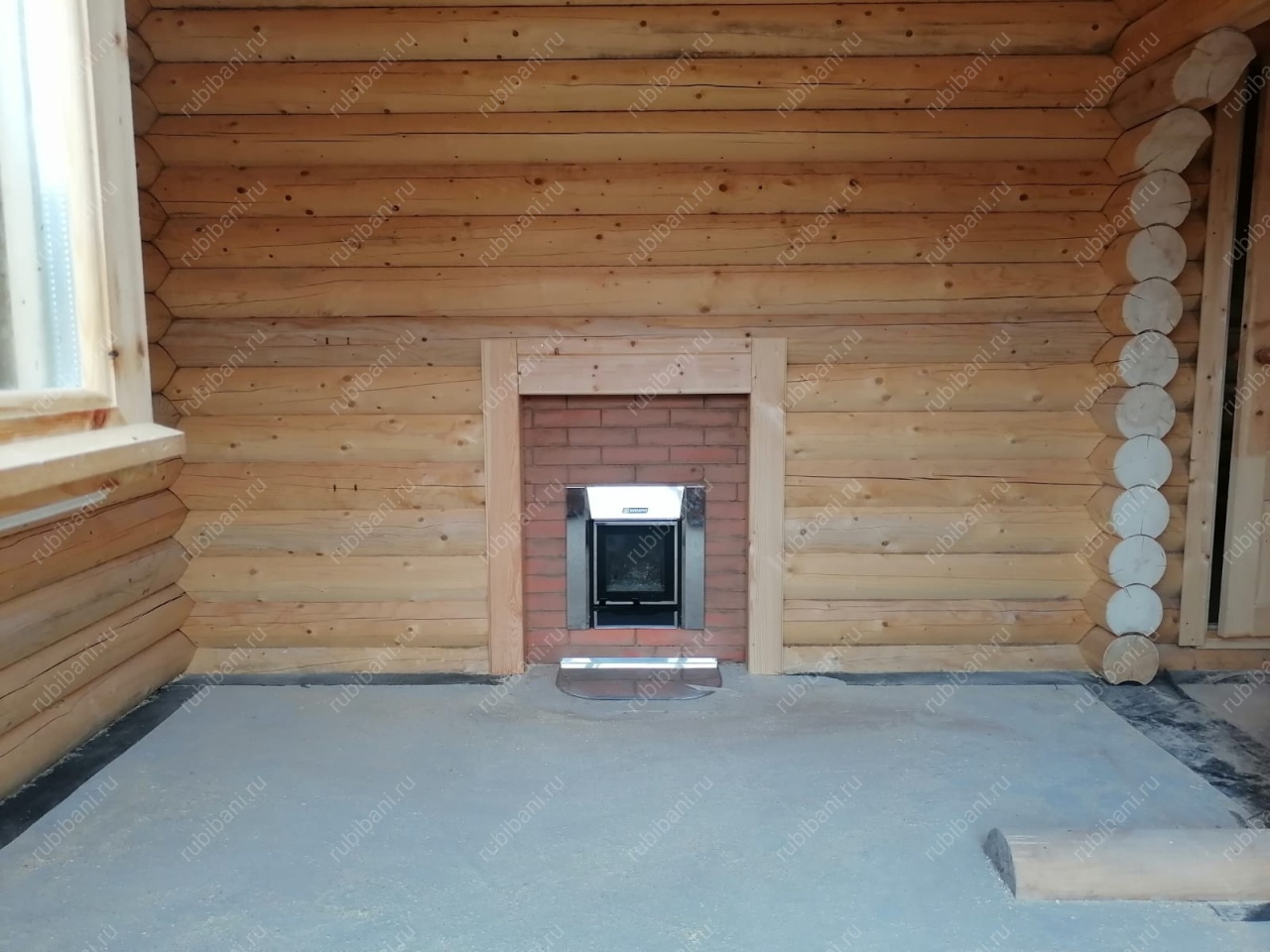 Баня из оцилиндрованного бревна под ключ — фото 6 Баня из оцилиндрованного бревна под ключ — фото 6