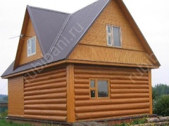 Дом 5×5 м в лапу, 25 м²