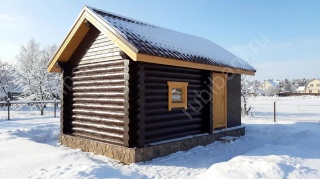 Баня 3×4 м, 12 м²