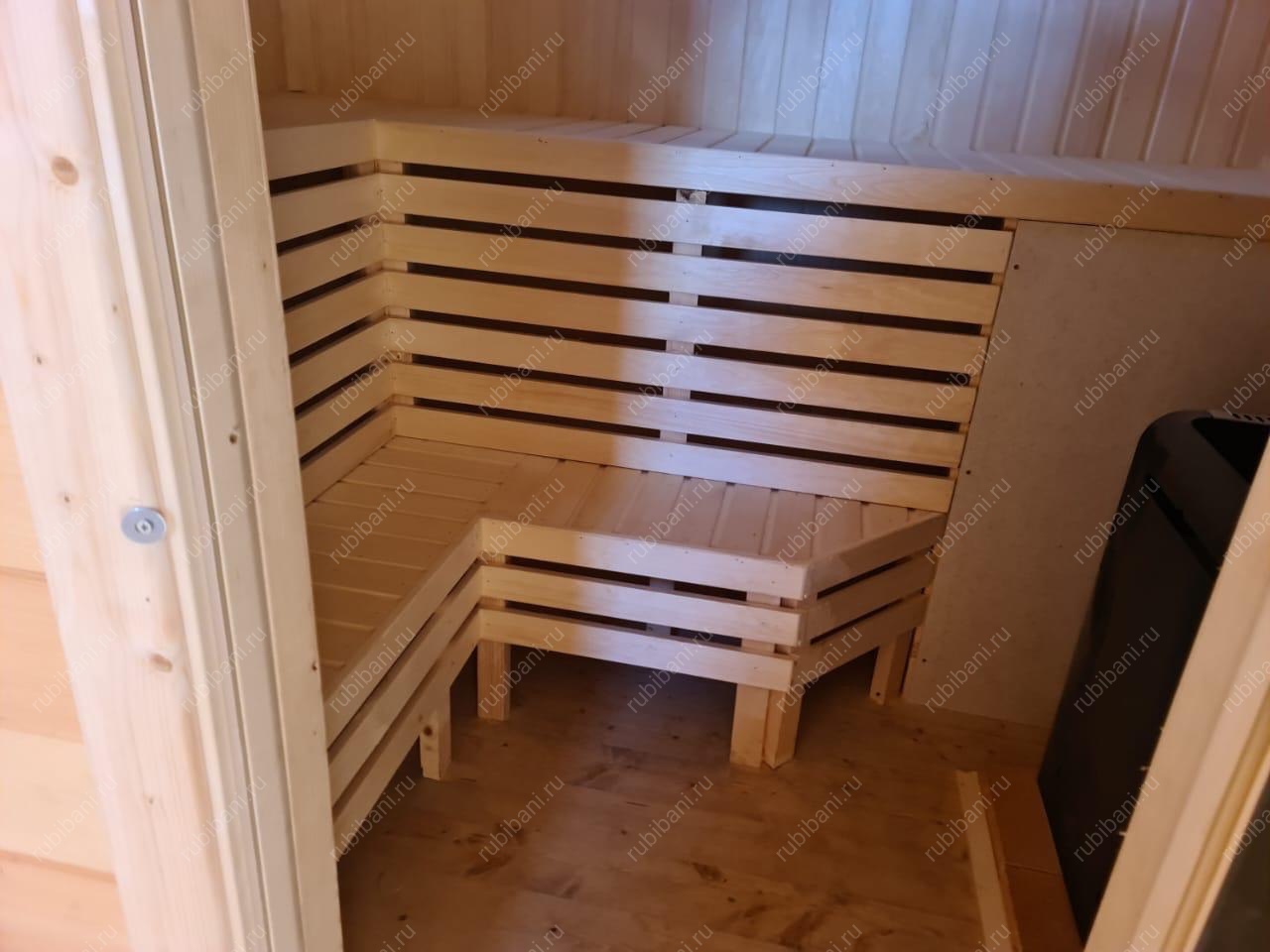 Баня под ключ 7х7 с крыльцом — фото 11 Баня под ключ 7х7 с крыльцом — фото 11