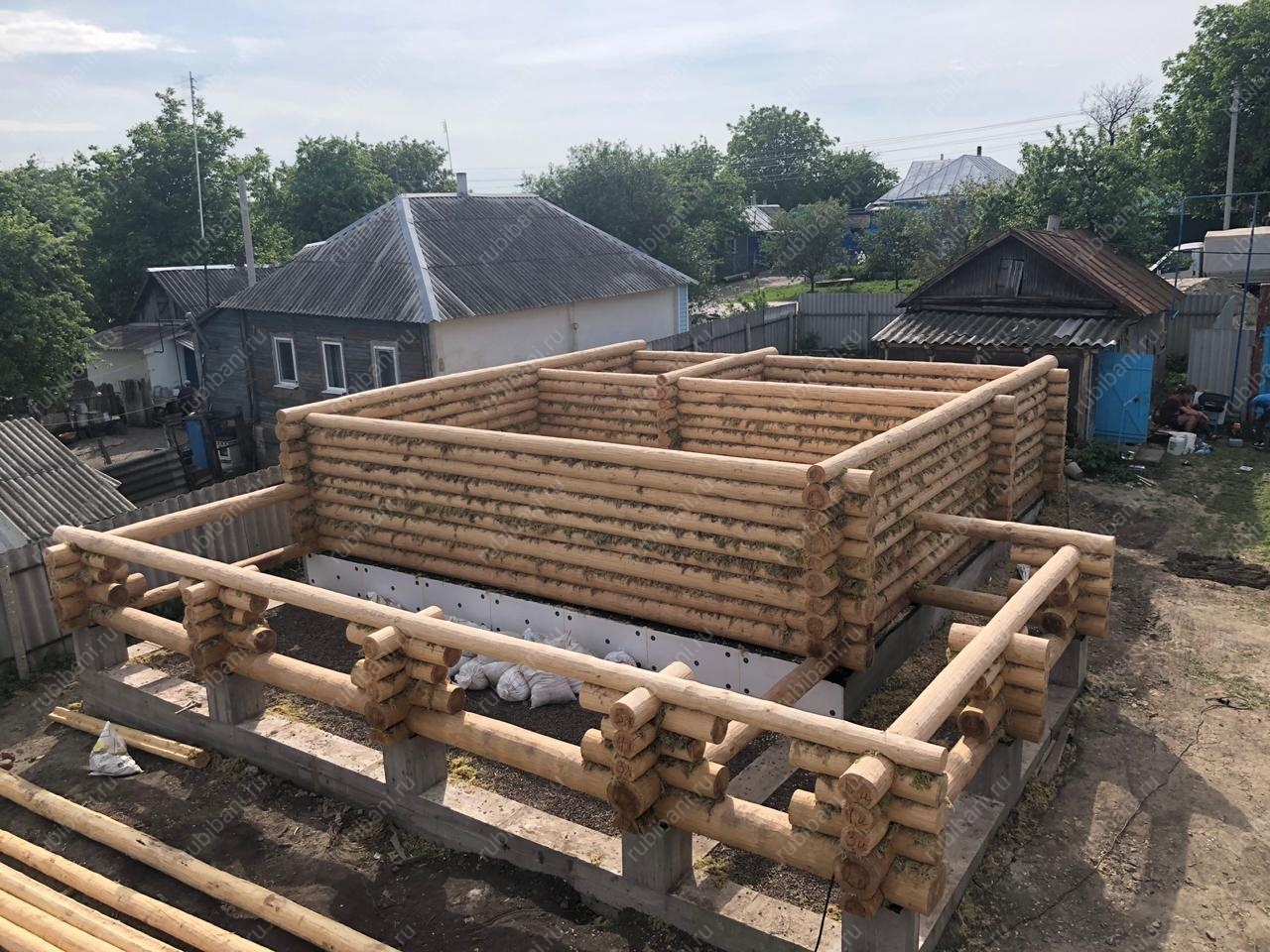 Дом-баня 8 на 8 сруб в чашу — фото 13 Дом-баня 8 на 8 сруб в чашу — фото 13