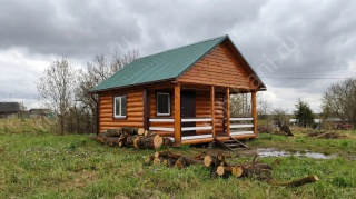 Баня 5×4 с террасой, 30 м²