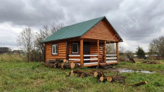 Баня 5×4 с террасой, 30 м²