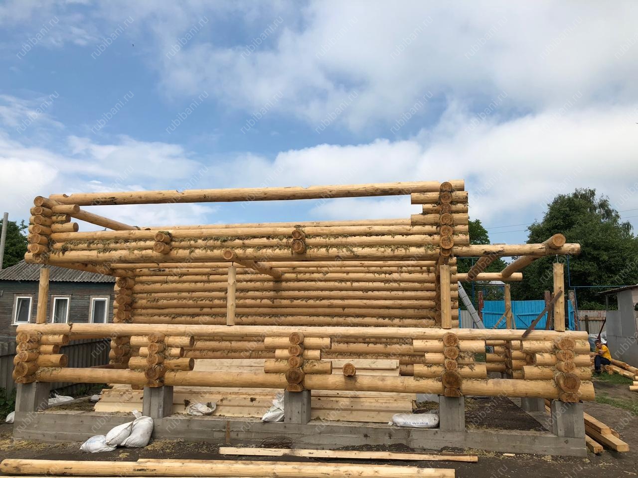 Дом-баня 8 на 8 сруб в чашу — фото 22 Дом-баня 8 на 8 сруб в чашу — фото 22