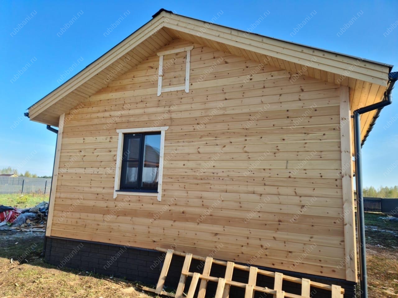 Баня под ключ 7х7 с крыльцом — фото 3 Баня под ключ 7х7 с крыльцом — фото 3