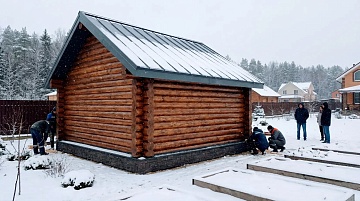Баня 4×5 м, 20 м²