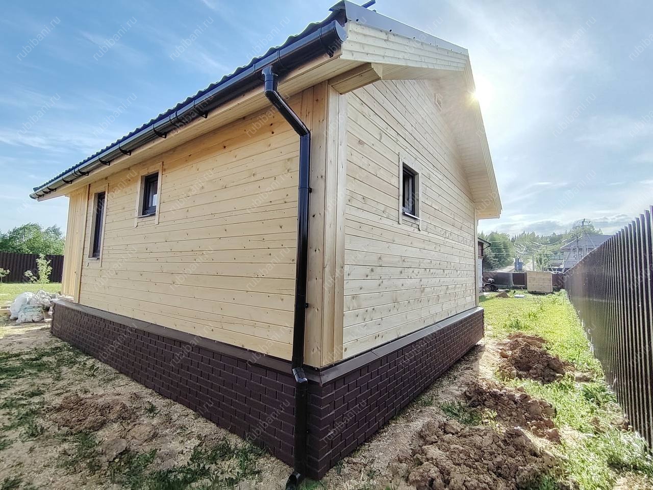 Баня из бруса 6х6 Проект Б-153 — фото 2 Баня из бруса 6х6 Проект Б-153 — фото 2