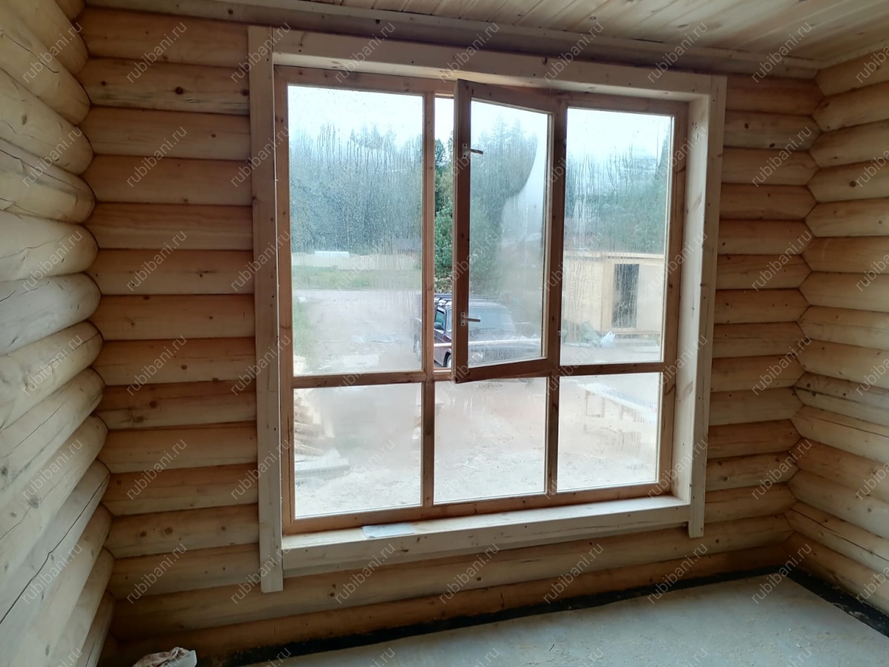 Баня из оцилиндрованного бревна под ключ — фото 5 Баня из оцилиндрованного бревна под ключ — фото 5