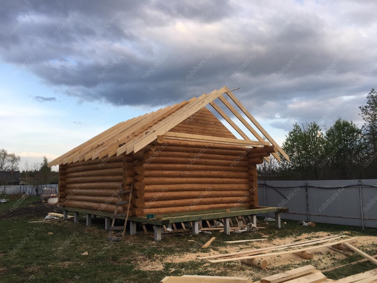 Баня 6 на 5, сруб в чашу — фото 4 Баня 6 на 5, сруб в чашу — фото 4