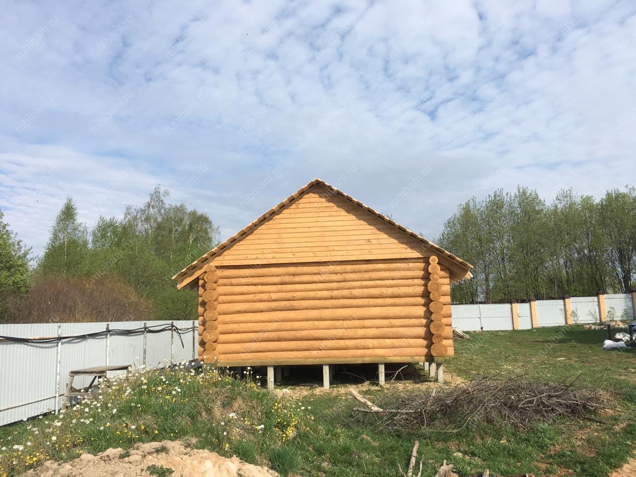 Баня 6 на 5, сруб в чашу — фото 1 Баня 6 на 5, сруб в чашу — фото 1