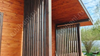 Баня из бруса 6×6 (Б-153), 36 м²