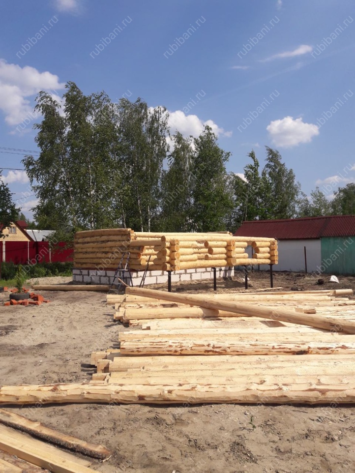 Баня из бревна, сруб в чашу — фото 2 Баня из бревна, сруб в чашу — фото 2