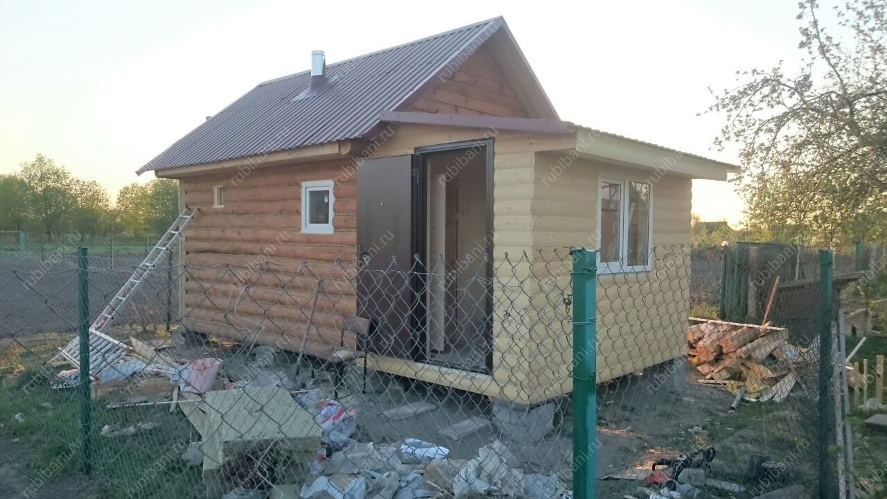 Баня 5 на 4, сруб в лапу — фото 3 Баня 5 на 4, сруб в лапу — фото 3