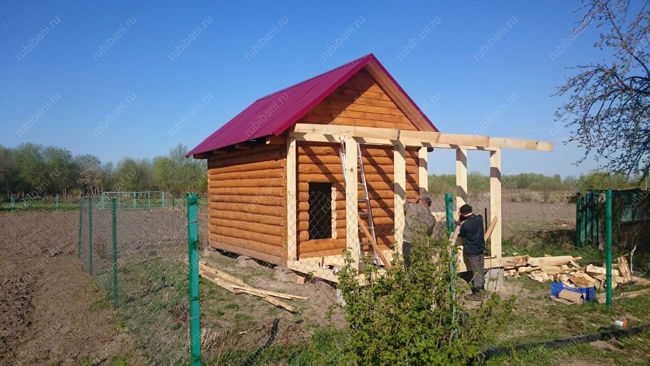 Баня 5 на 4, сруб в лапу — фото 5 Баня 5 на 4, сруб в лапу — фото 5