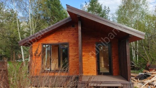 Баня из бруса 6×6 (Б-153), 36 м²