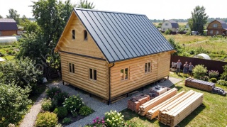 Дом-баня 6×6, 36 м²