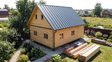 Дом-баня 6×6, 36 м²