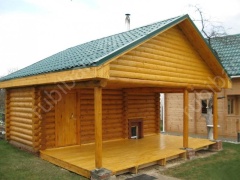 Баня 6×3 с террасой, 30 м²