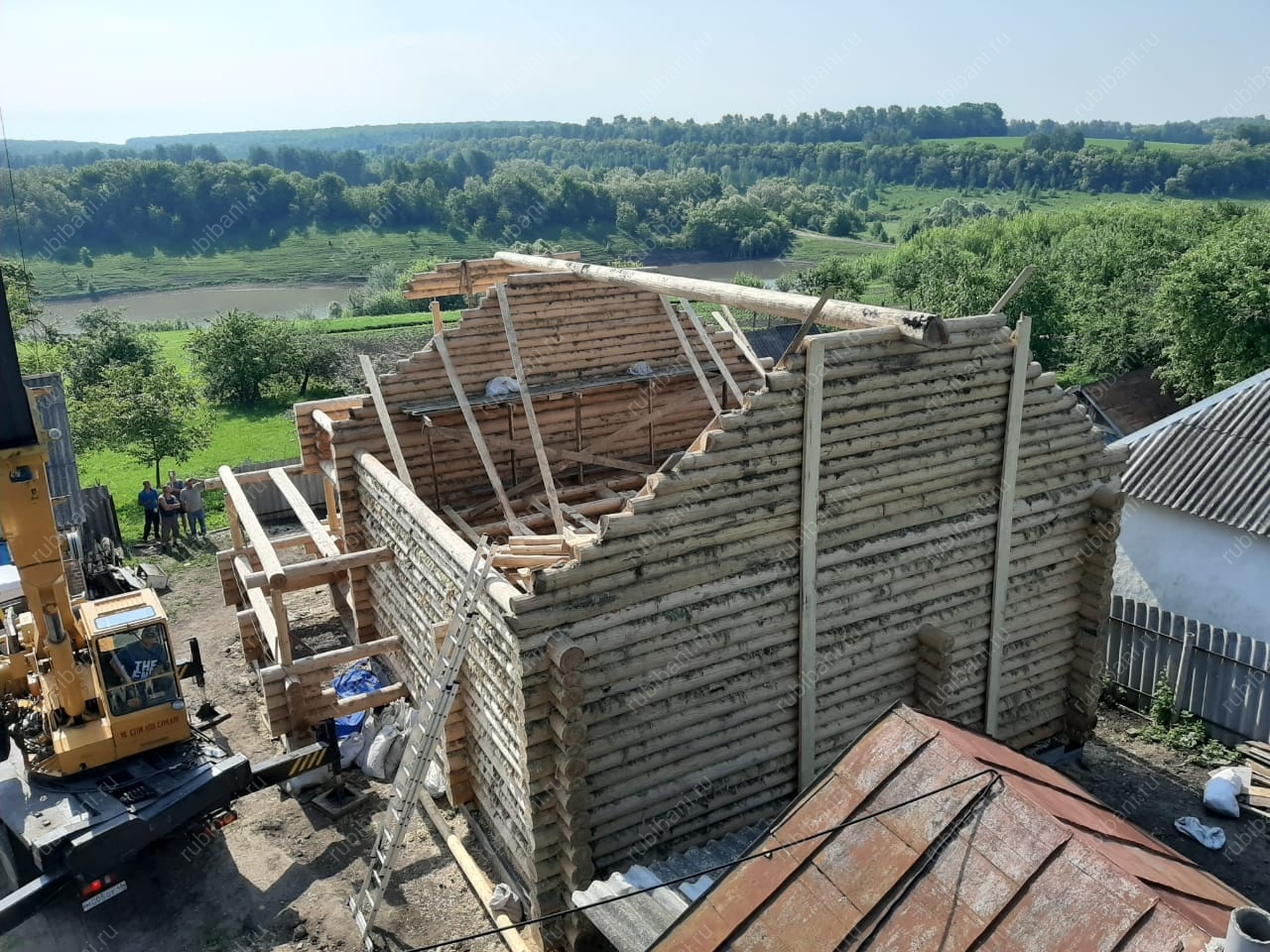 Дом-баня 8 на 8 сруб в чашу — фото 24 Дом-баня 8 на 8 сруб в чашу — фото 24