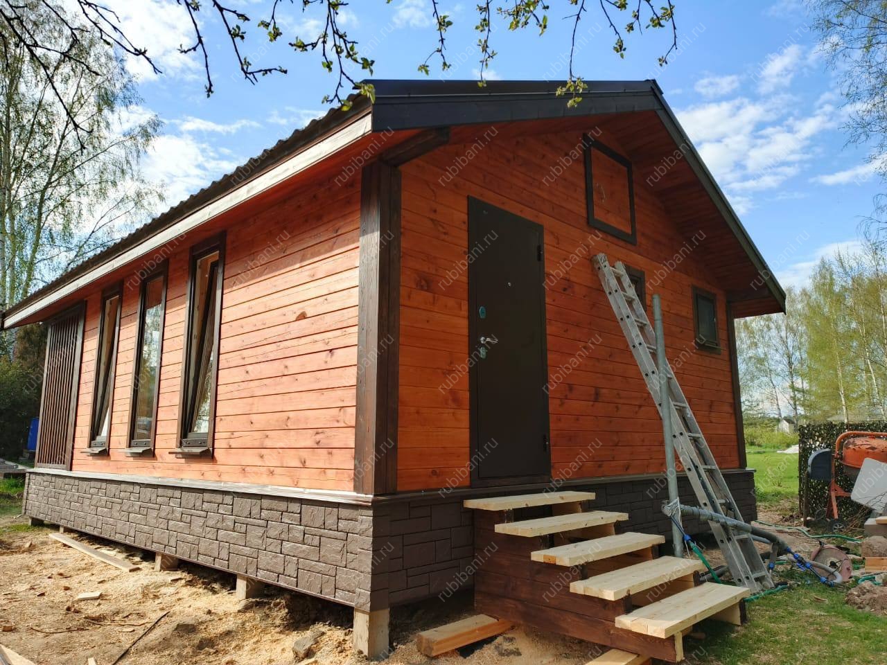 Баня из бруса 6 на 6 с печью под ключ по проекту Б-153 — фото 3 Баня из бруса 6 на 6 с печью под ключ по проекту Б-153 — фото 3