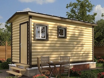 Мобильная баня 2.3×5, 11.5 м² Мобильная баня 2.3×5, 11.5 м²