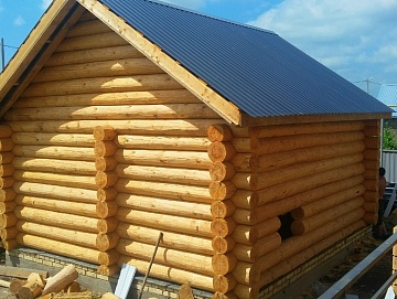 Баня 4×4 м, 16 м² Баня 4×4 м, 16 м²